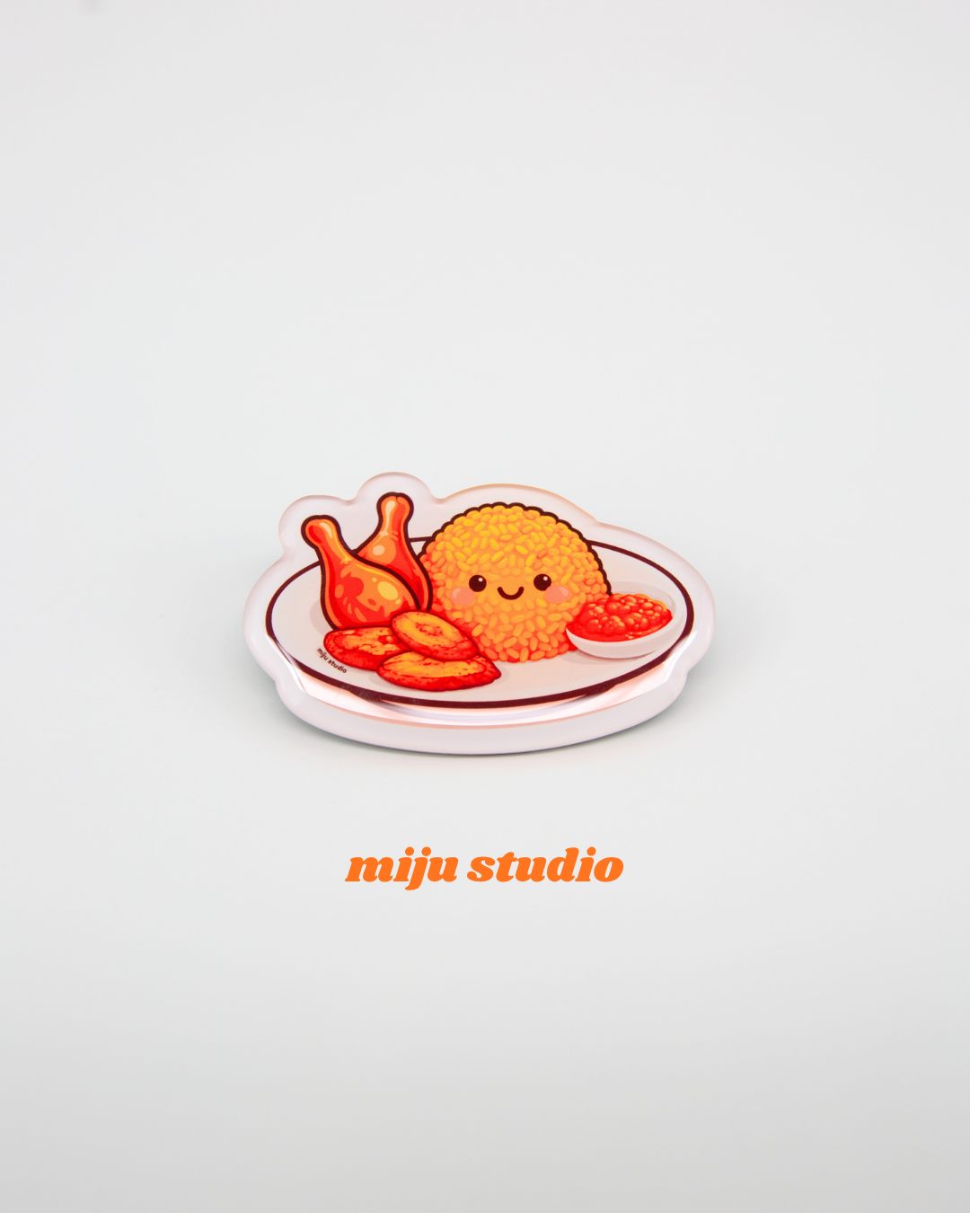 Jollof Plate Food Magnet