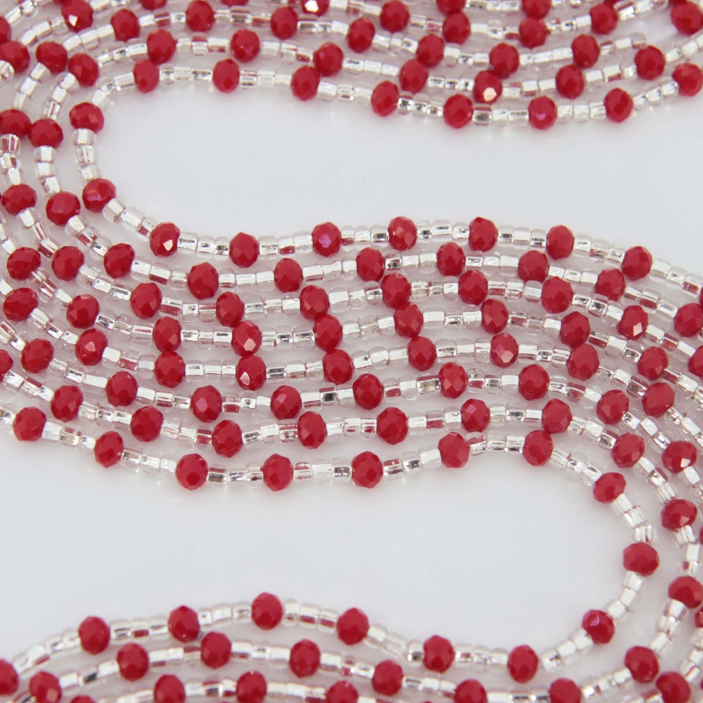 Single Crystal & Silver Base Stretch Clasp