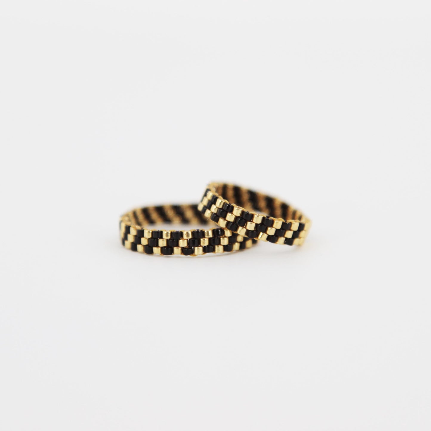 Galvanised Gold Black/White 3 Row