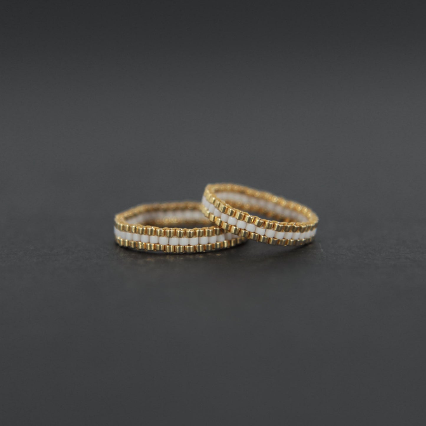 Galvanised Gold Black/White 3 Row