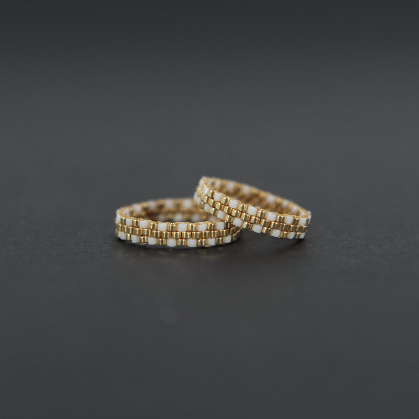 Galvanised Gold Black/White 3 Row