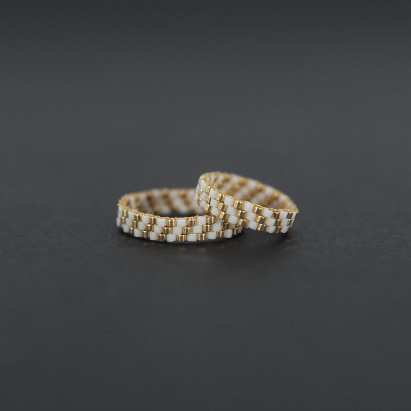 Galvanised Gold Black/White 3 Row