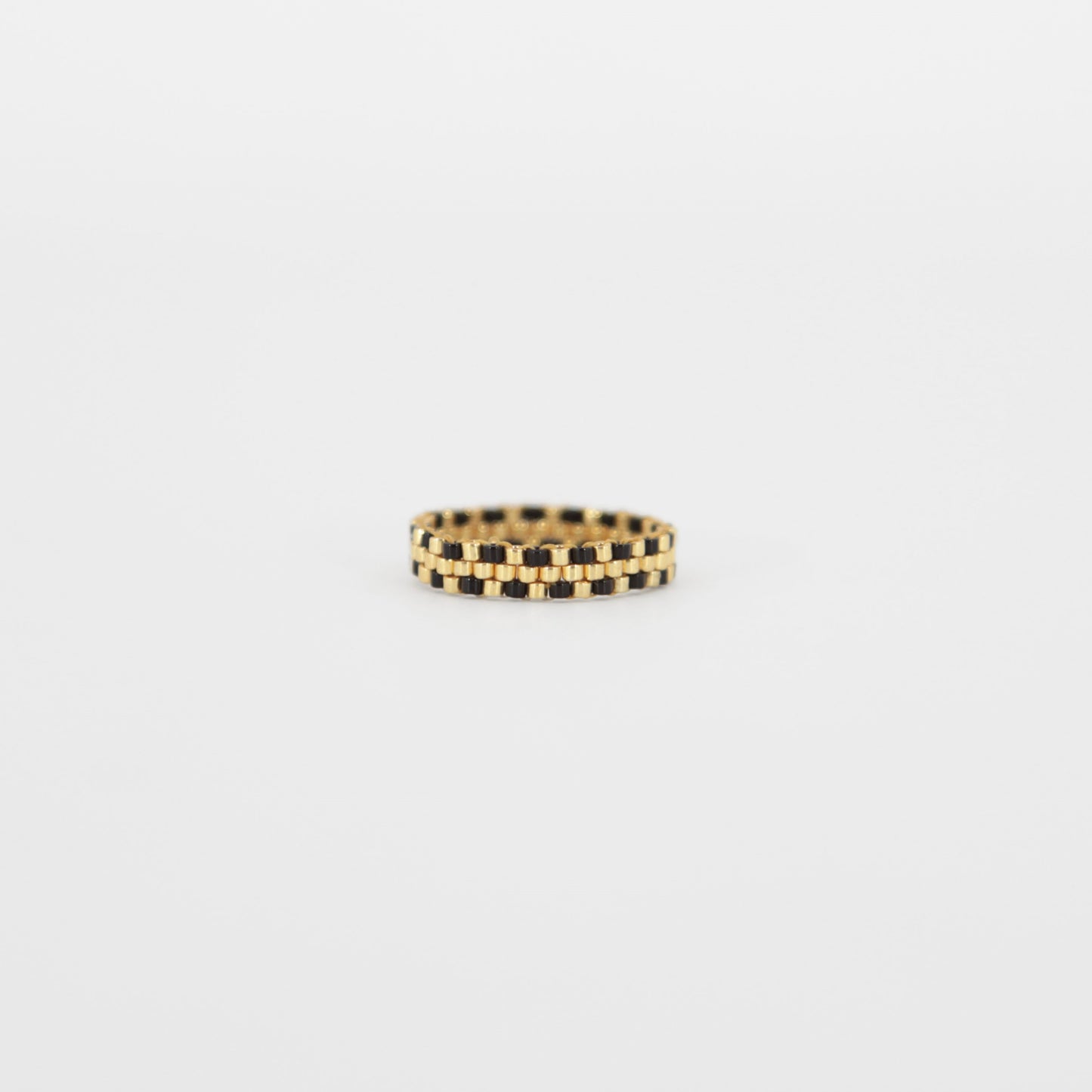 Galvanised Gold Black/White 3 Row