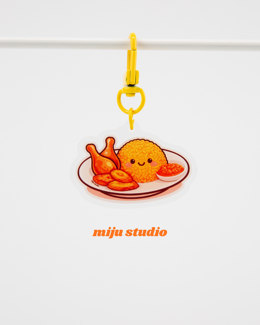 Food Acrylic Key Chains