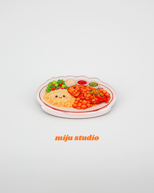 Attiéké Food Magnet