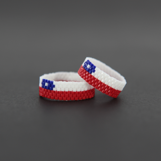 Chile Flag Ring