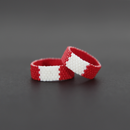 Peru Flag Ring