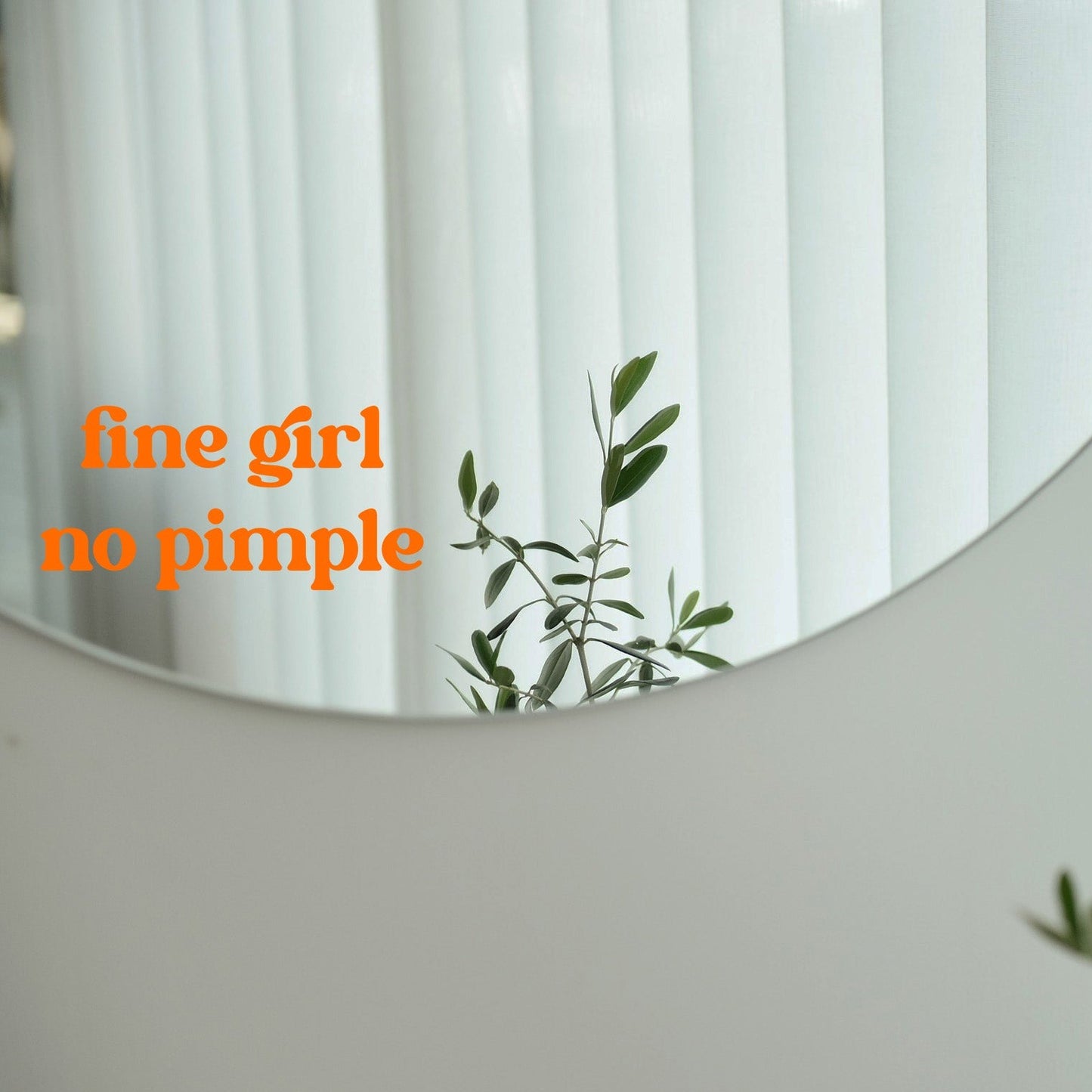 Sticker - fine girl no pimple