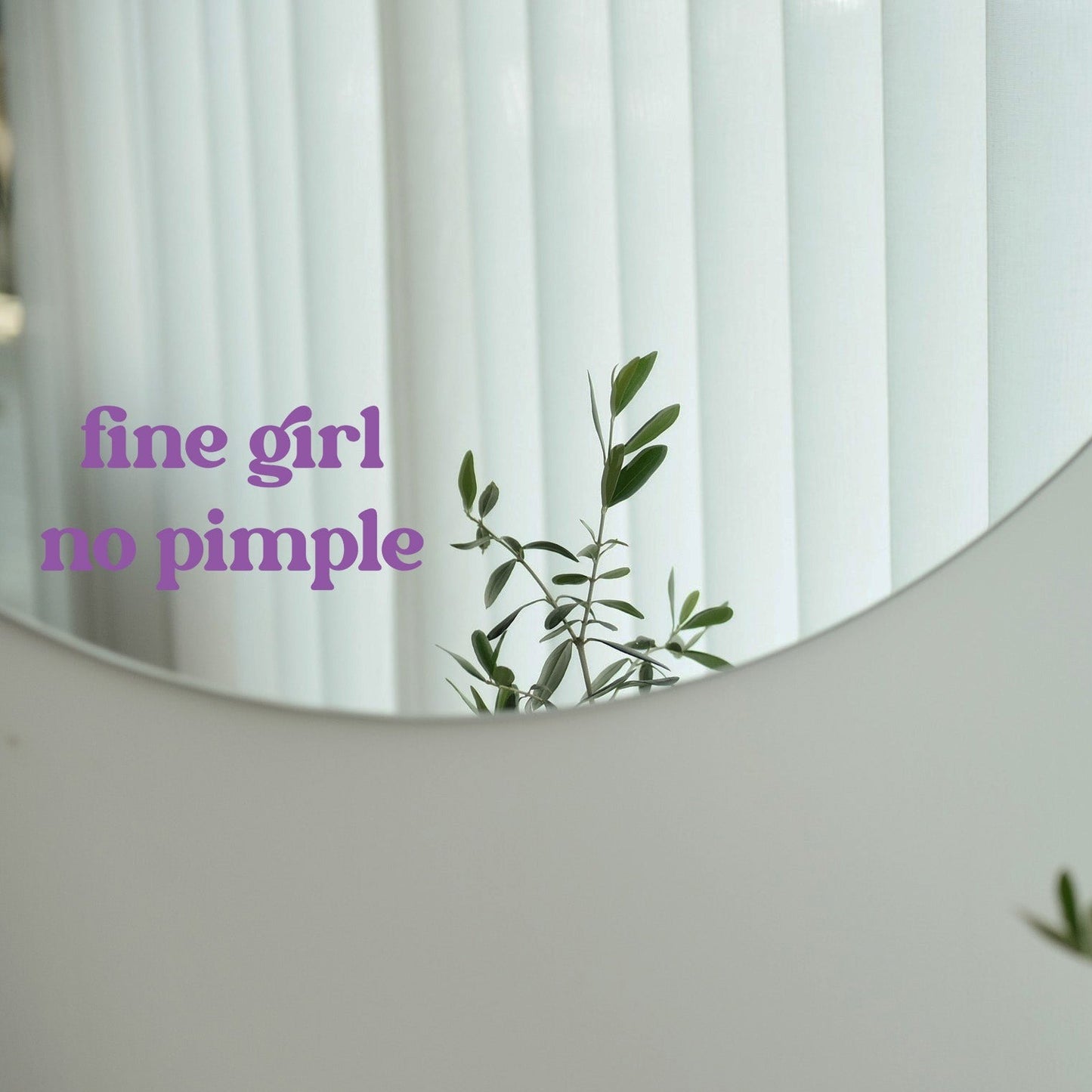 Sticker - fine girl no pimple