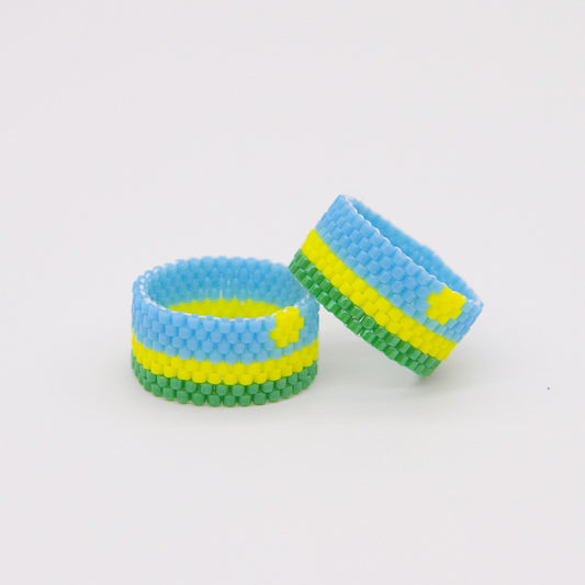 Rwanda Flag Ring