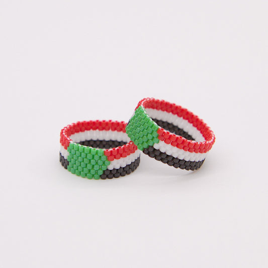 Sudan Flag Ring