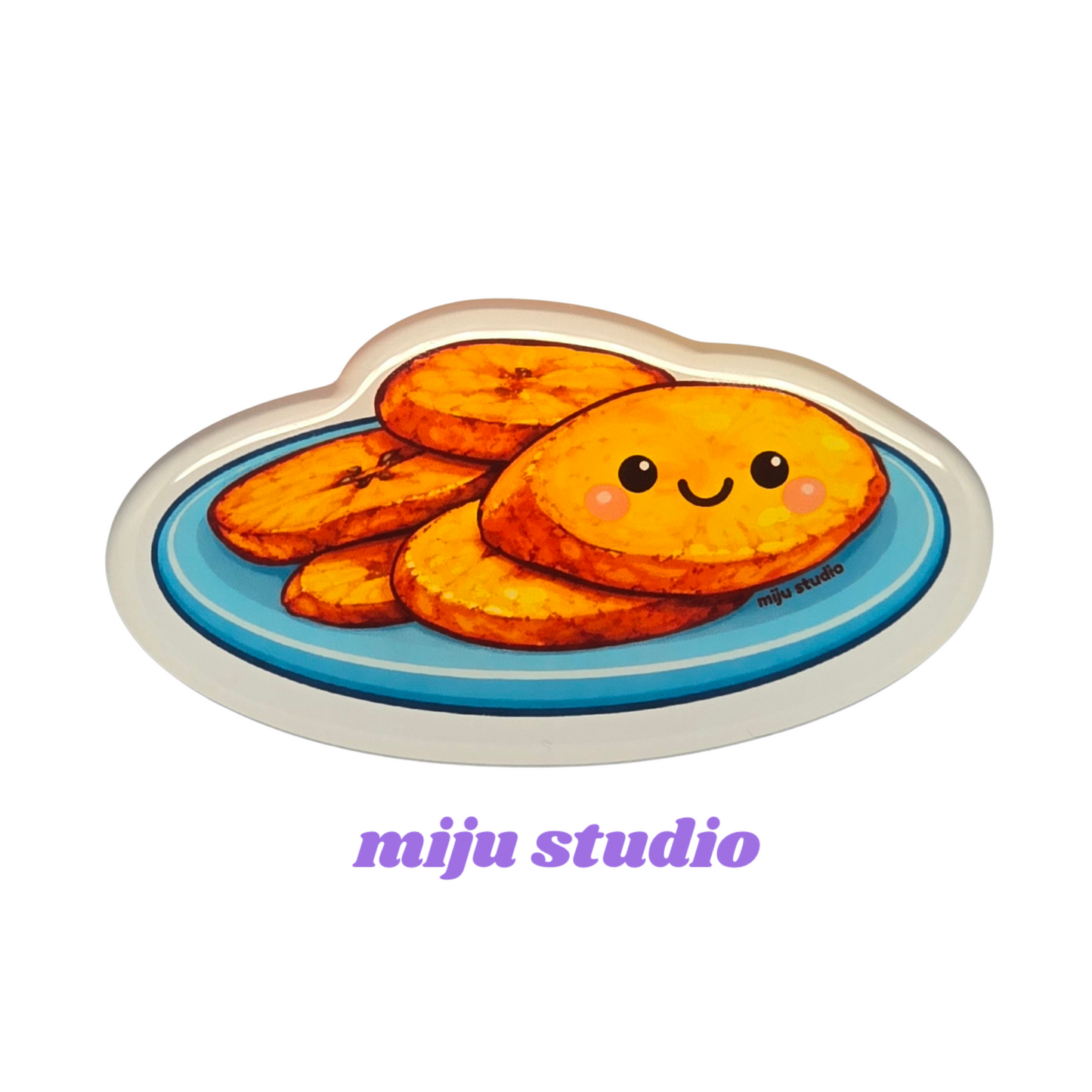 Plantain Stack Food Magnet